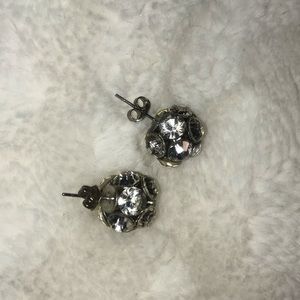 Crystal Ball Earrings